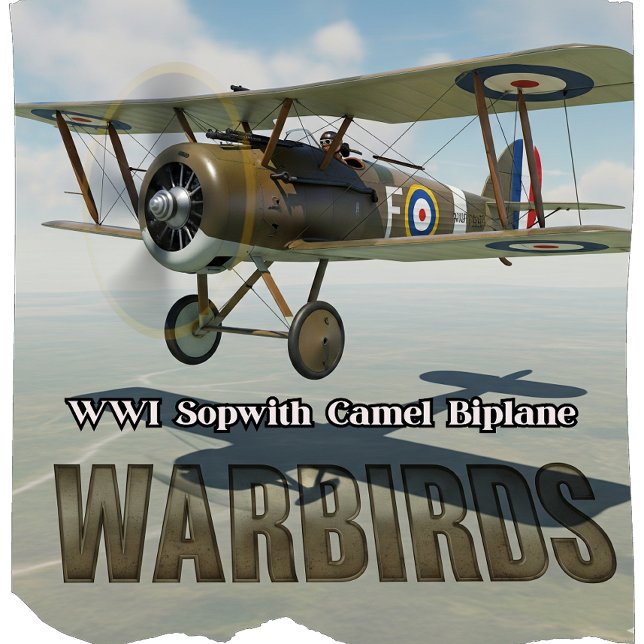 Vintage WI Sopwith Camel Biplane (Criador carregado)