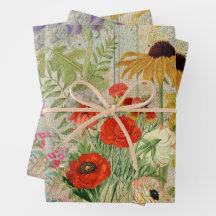 Vintage Wildflower Nature Botanage