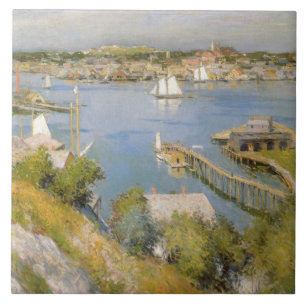 Vintage Willard Metcalf Gloucester Harbour
