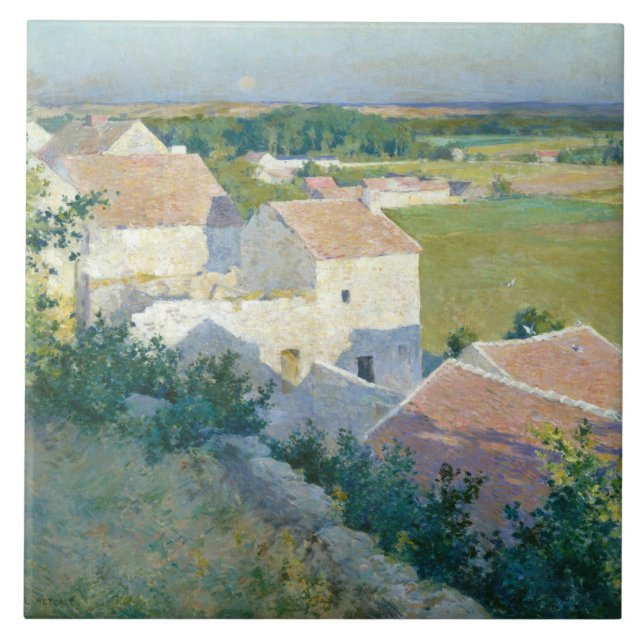 Vintage Willard Metcalf MidSummer Twilight (Frente)