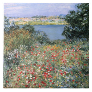 Vintage Willard Metcalf Poppy Garden