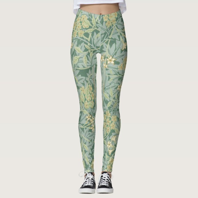 Vintage William Morris Jasmine Leggings (Frente)