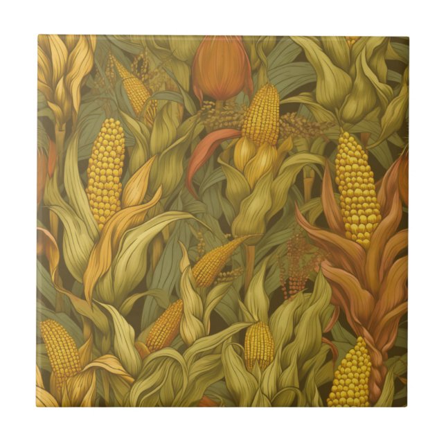 Vintage William Morris Outono Milho  (Frente)