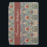 Vintage William Morris Snakehead Floral<br><div class="desc">Este simples, mas elegante design apresenta um padrão floral William Morris, azul, creme e cabeça de cobra verde. Proteja seu tablet com estilo! Adicione um nome para personalizá-lo. Faz um Natal excelente ou um presente Dia de as mães. Criado pela imprensa simplesmente de farmácia.</div>