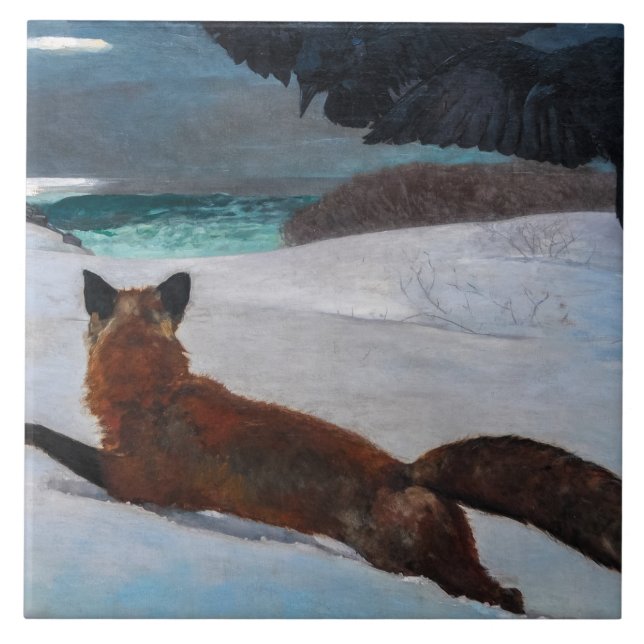 Vintage Winslow Homer Fox Hunt Poster (Frente)