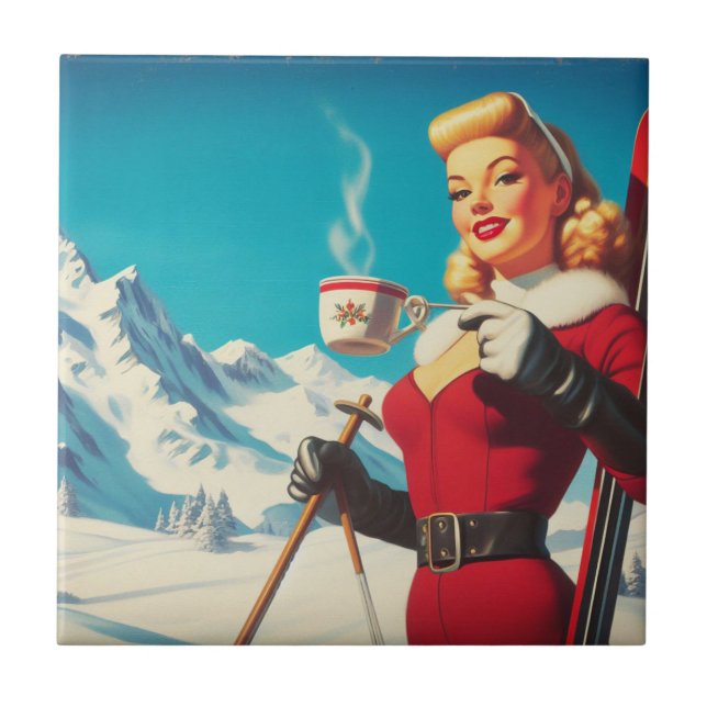 Vintage Winter Girl (Frente)