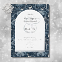 Vintage Winter William Morris Elegant Wedding