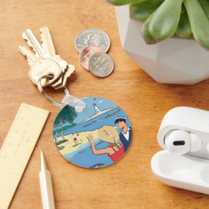 Vintage Woman Chaveiro