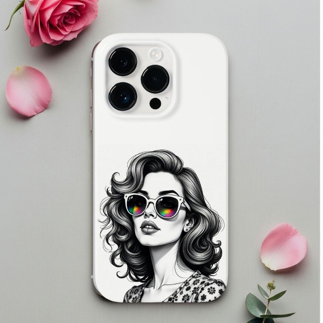 Vintage Woman iPhone/iPad Case | Glamorous  (Criador carregado)