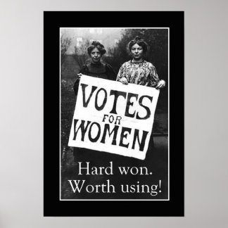 Vintage Women Vote Poster