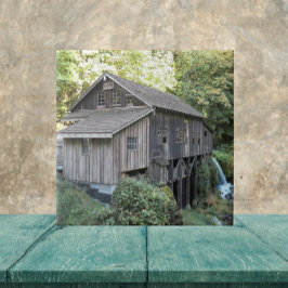 Vintage Wooden Grist Mill