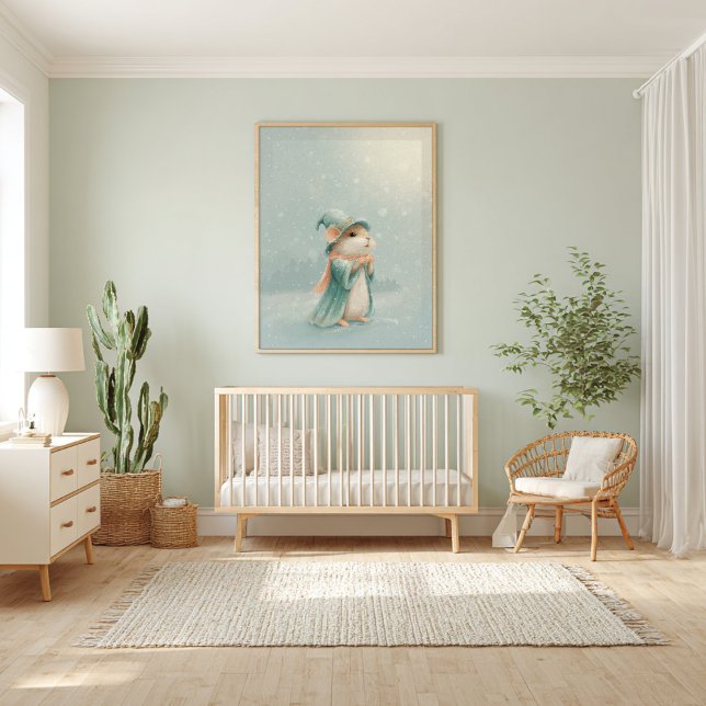 Vintage Woodland Animal Nursersery Poster (Criador carregado)