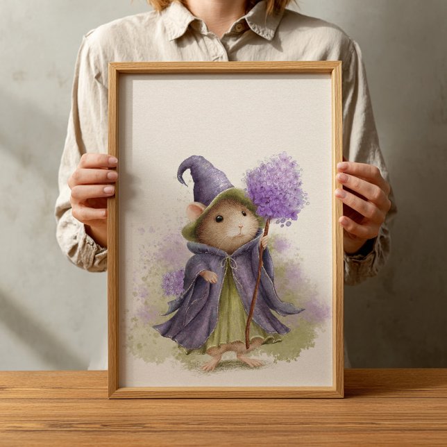 Vintage Woodland Animal Nursersery Poster (Criador carregado)