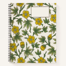 Vintage Yellow Floral