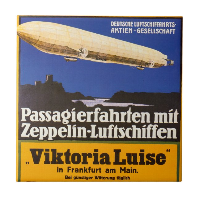 Vintage Zeppelin Viktoria Luise (Frente)