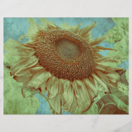 Vintagem Anítica Amarelo-Amarelo-Girassol Gigante