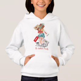 Vintagem Cura Vermelha Nome Retro Crianças de Nata