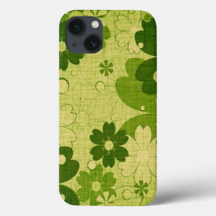 Vintagem da Flor Verde Trendy