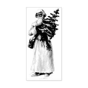 VINTAGEM "PAPAIS NOEIS DE NATAL" CARIMBO DE ARTE M