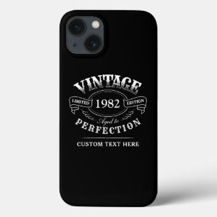 Vintagem Preta Personalizada Envelhecida Até Perf