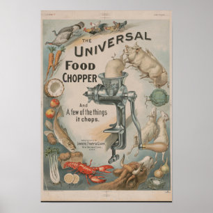VINTAR A POSTER DE DECO DE COMIDA UNIVERSAL