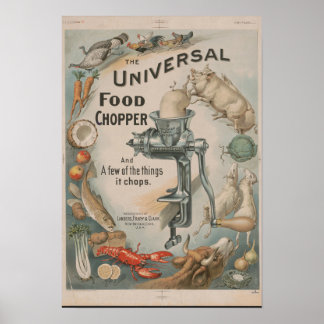 VINTAR A POSTER DE DECO DE COMIDA UNIVERSAL