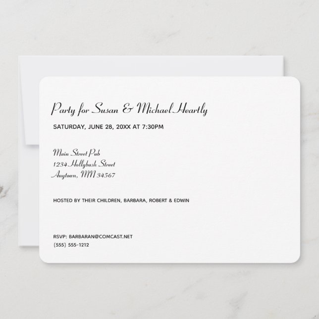 Vinte e Cinco com Informações sobre Convite de Ré (Verso)