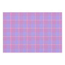 Viola and Dull Lavender Plaid Pink Purple