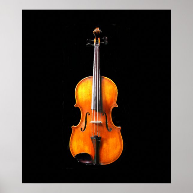 Viola / Violin Poster Impressão (Frente)