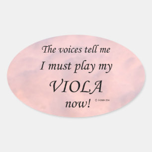 Viola Voices diz que deve jogar adesivo Oval