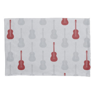 Violão Acústico Grungy bolinhas branco vermelho