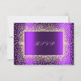Violet Ametyst Dourado RSVP Krystal