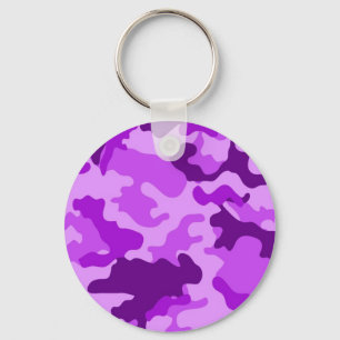 Violet Camo Chaveiro
