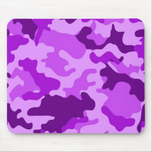 Violet Camo Mousepad