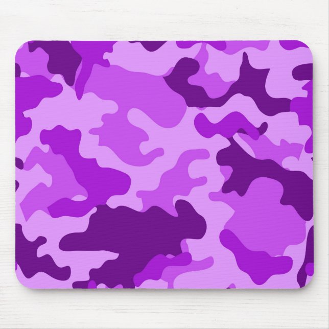 Violet Camo Mousepad (Frente)