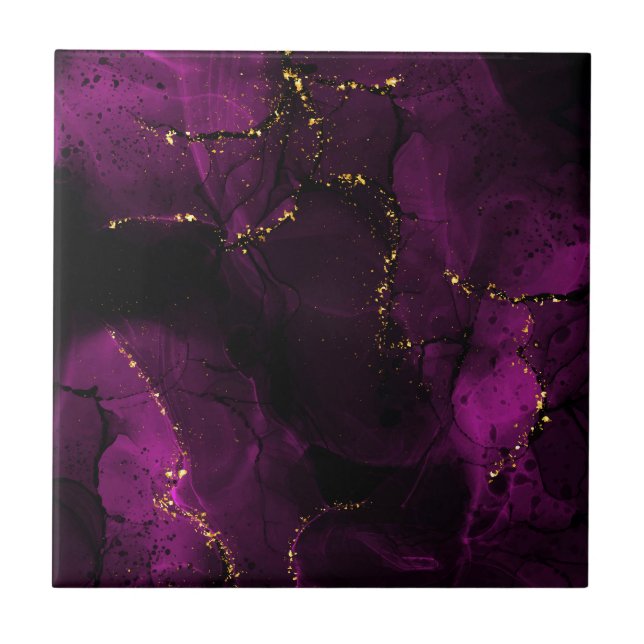 Violet e Ouro Marble (Frente)