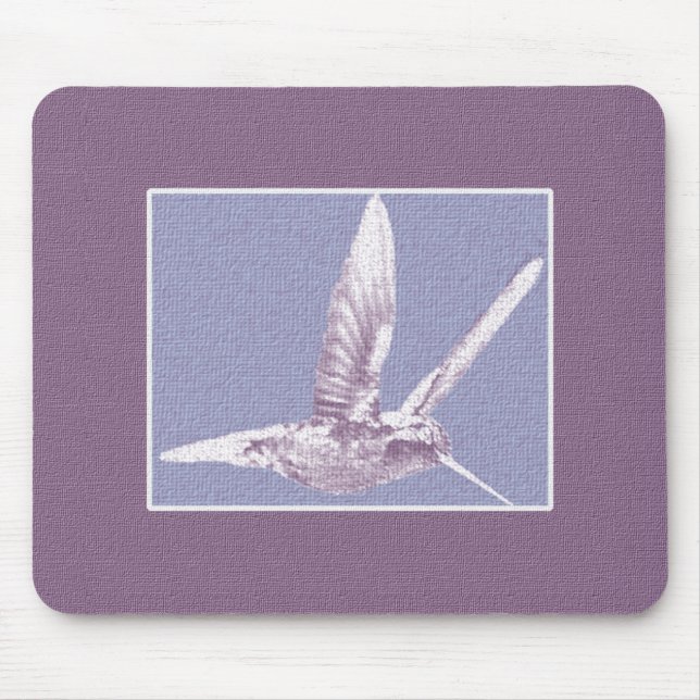 Violet Hummingbird Mousepad (Frente)