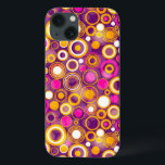 Violet Polka Dot Pattern<br><div class="desc">Seamless vivid pattern with large and small translucent pink orange and white balls (vector EPS 10) © and ® Bigstock® - All Rights Reserved.</div>