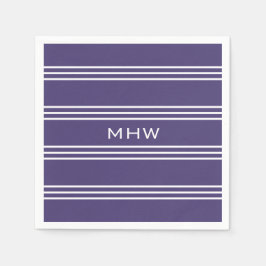 Violet Strips - guardanapos de papel personalizado