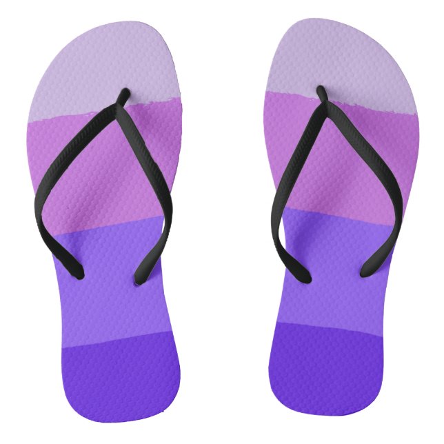 Violeta Casual 4 Stripes Mulheres Chinelos (Pé da cama)