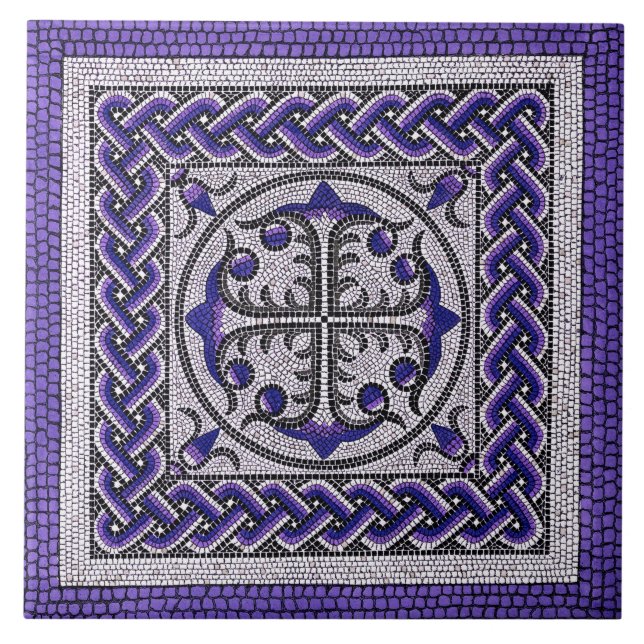 Violeta da ilustração mosaica romana (Frente)