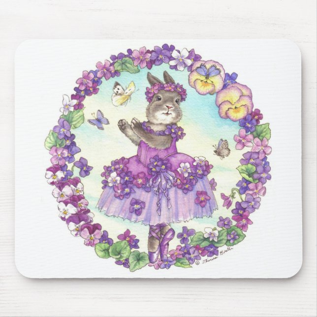 Violeta doce Mousepad (Frente)
