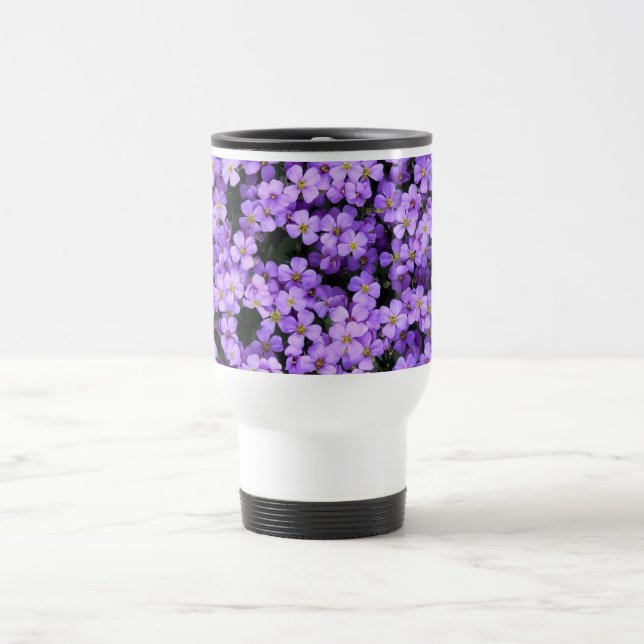 Violetas Caneca de viagem Violeta Flores (Centro)