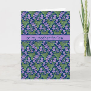 Violetas, Cartão de Saudação de Dia de as mães, so