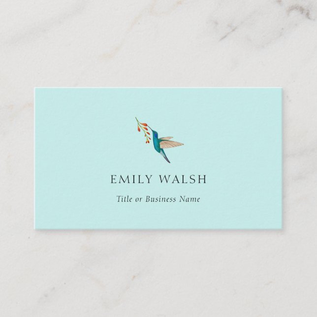 Violetear Hummingbird Cartão de visita (Frente)
