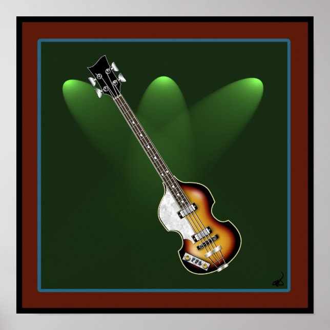 Violin Bass Poster (Frente)