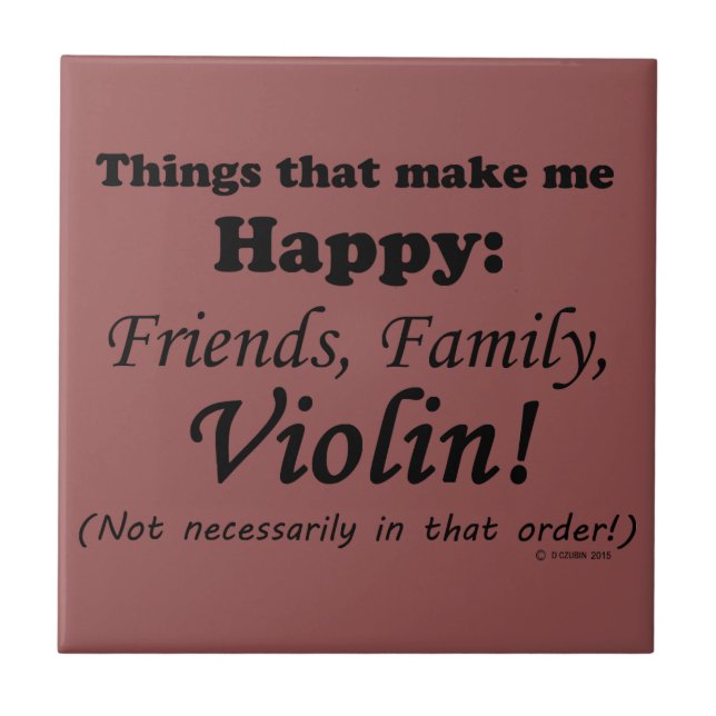 Violin me faz feliz (Frente)