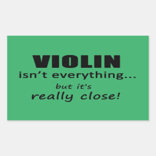 Violin não é tudo adesivo retangular