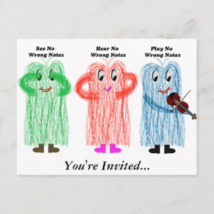 Violin & Viola Considerando / Convites para concer