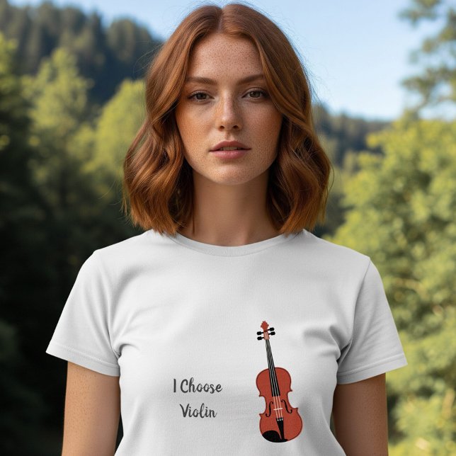 Violino acústico (Acoustic Violin T-Shirt)